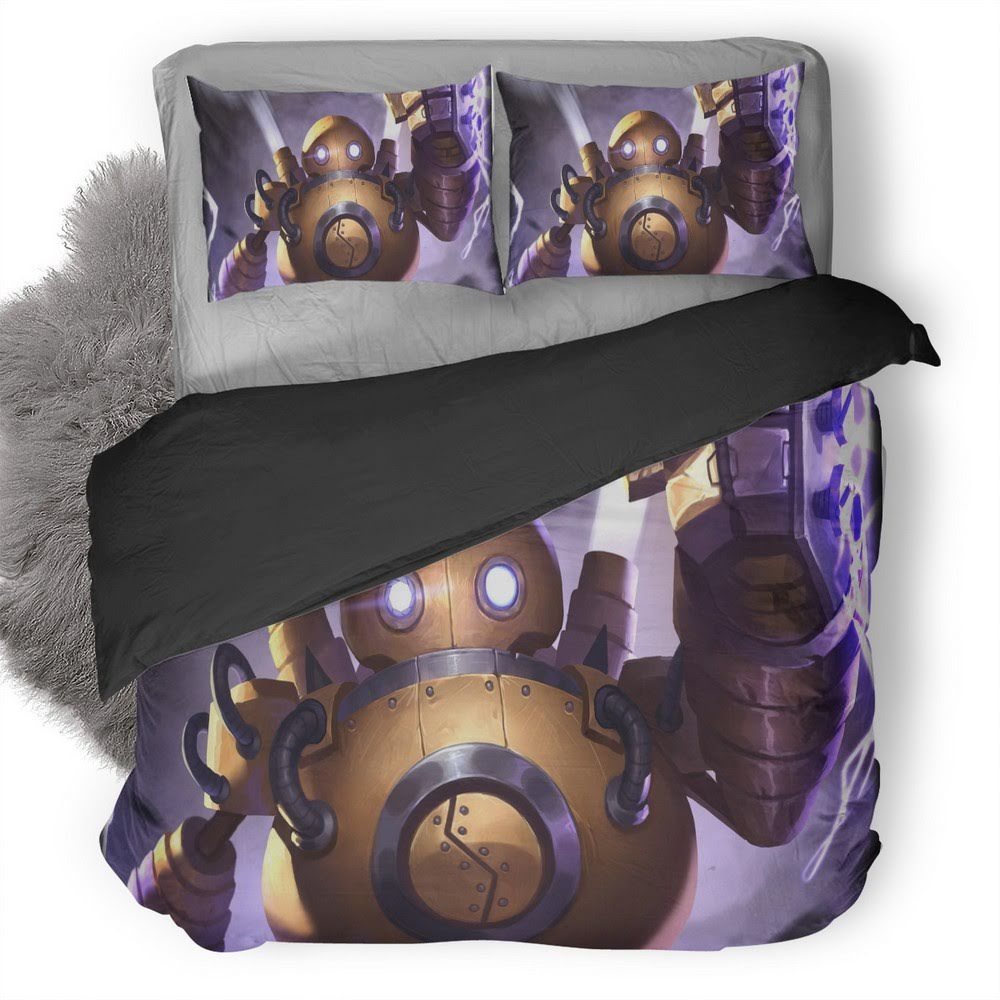 League Of Legends Blitzcrank 3D Customized Duvet Cover Bedding Set