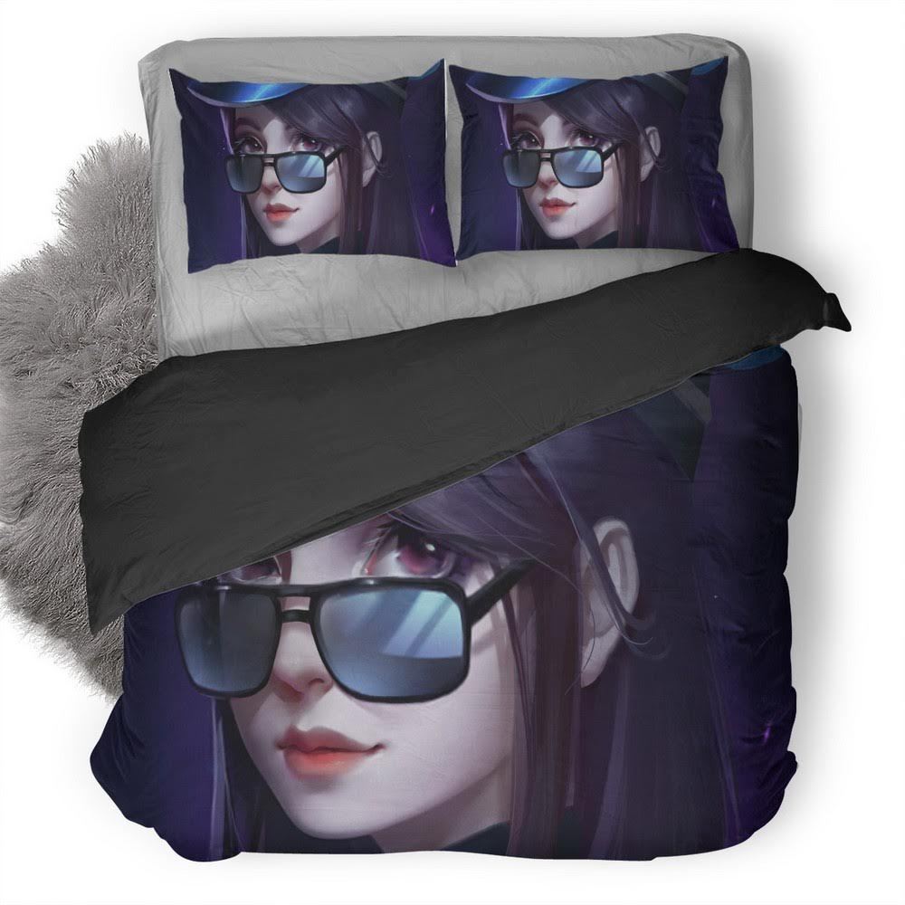 League Of Legends Caitlyn 3D Customized Duvet Cover Bedding Set