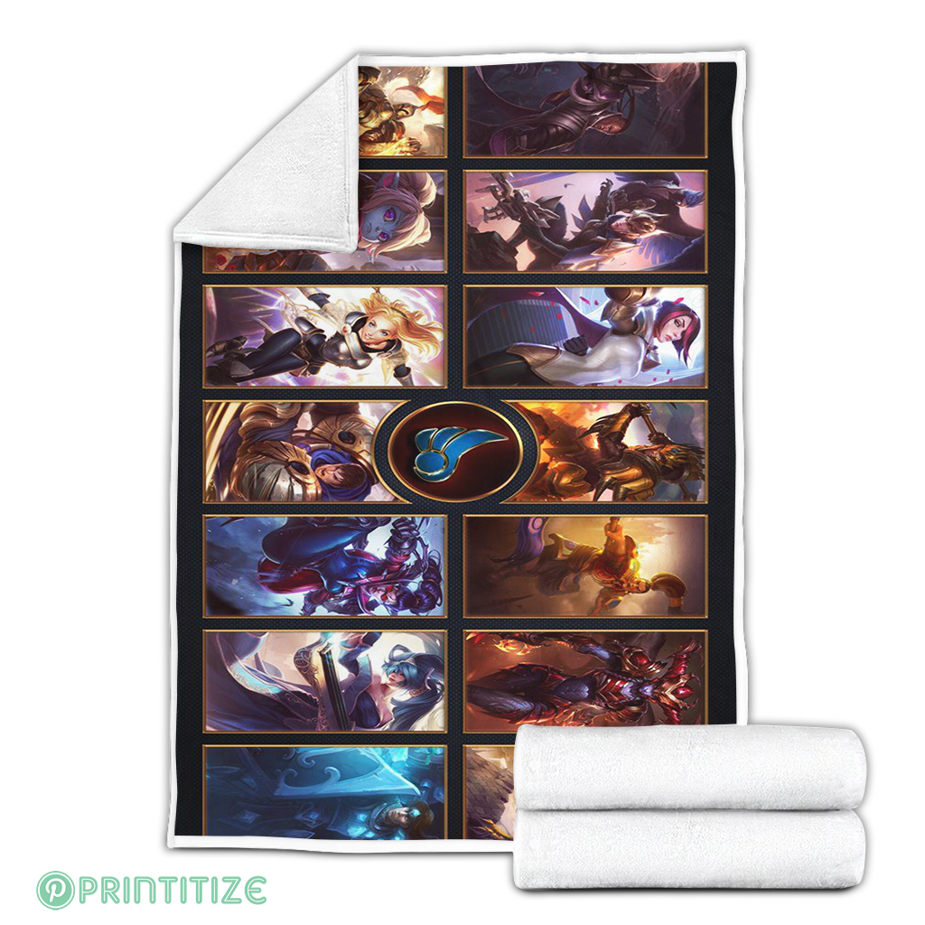 League of Legends Demacia Champ Fleece Blanket