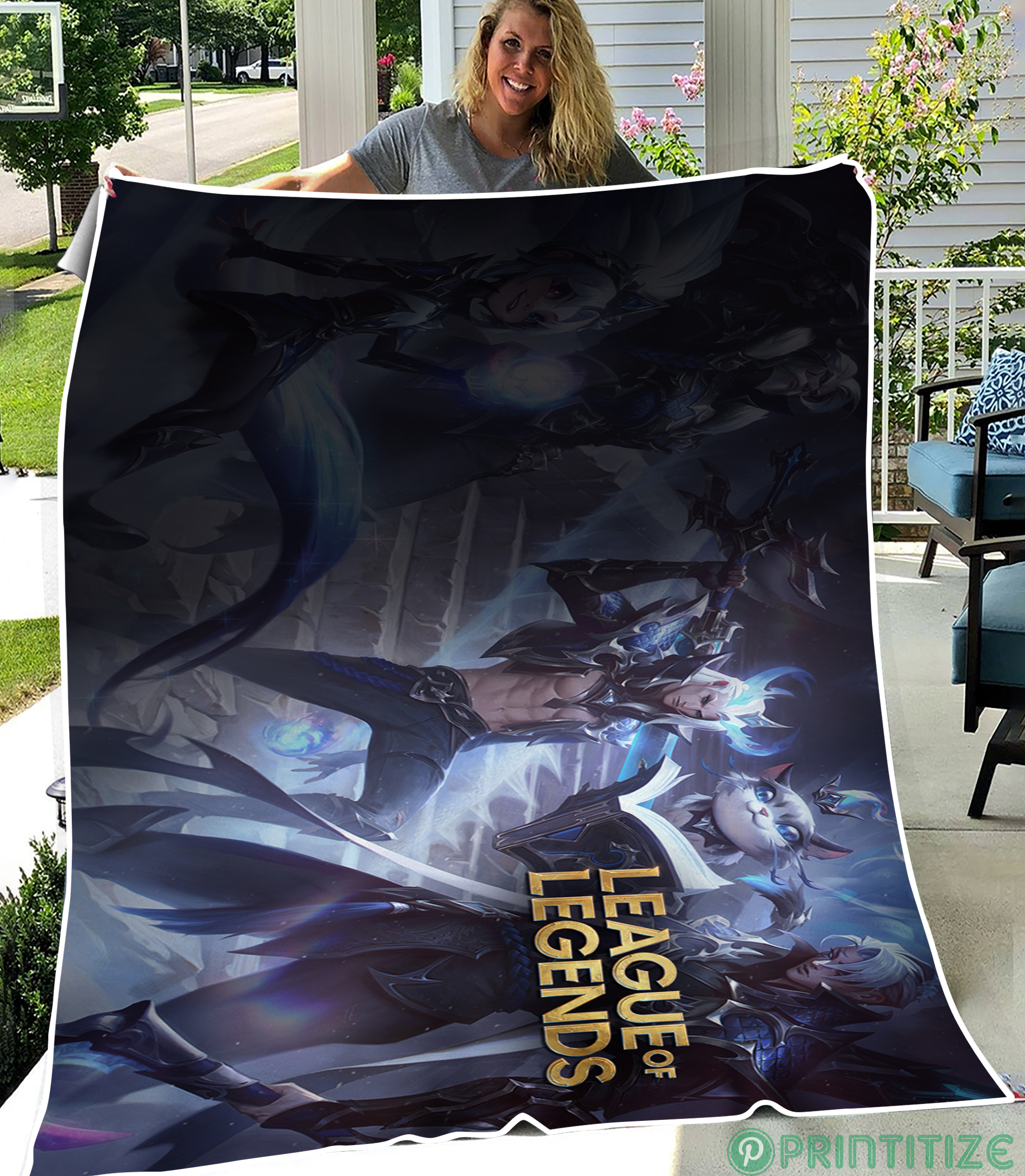 League Of Legends EDG Skin Fleece Blanket