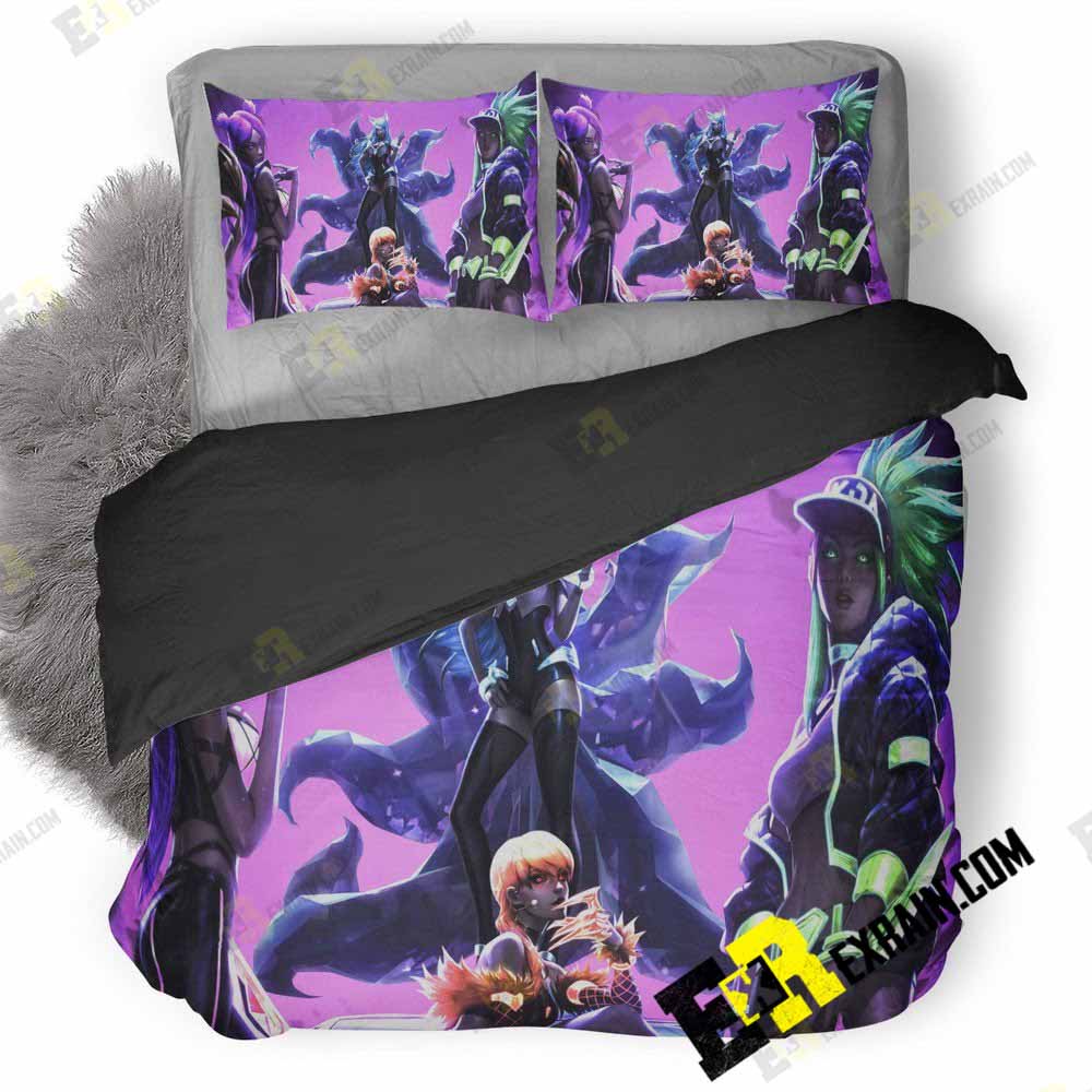 League Of Legends Fan Art Zs 3D Customized Duvet Cover Bedding Set