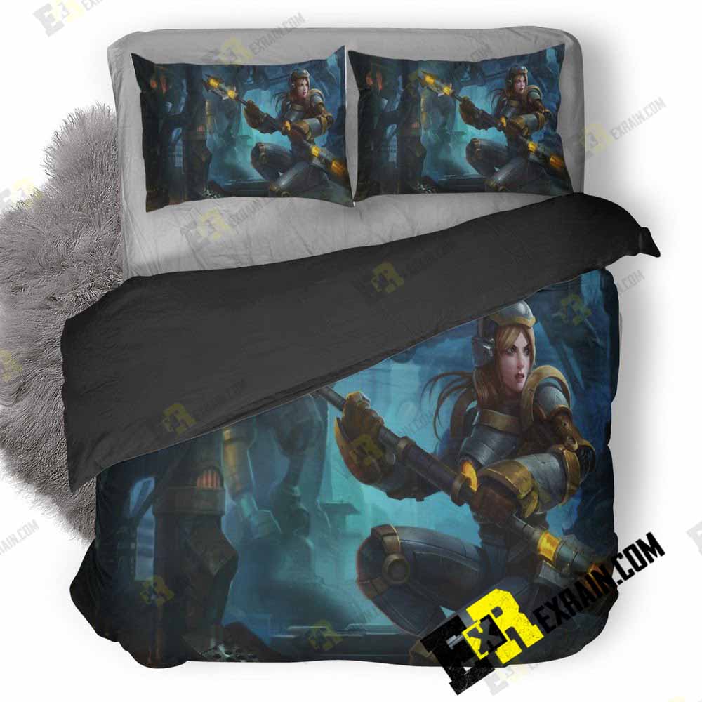 League Of Legends Fantasy Girl 5E 3D Customized Duvet Cover Bedding Set