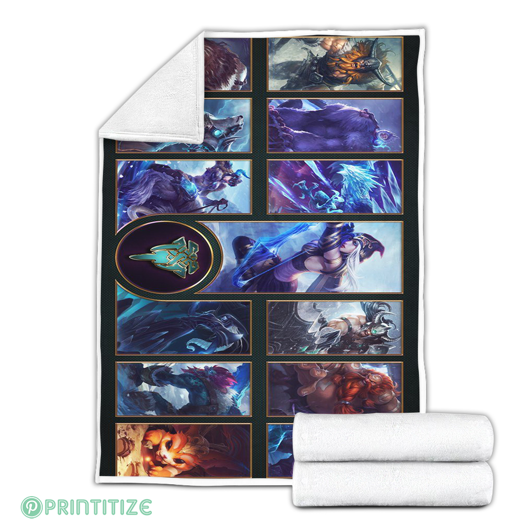 League of legends Freljord Champ Fleece Blanket