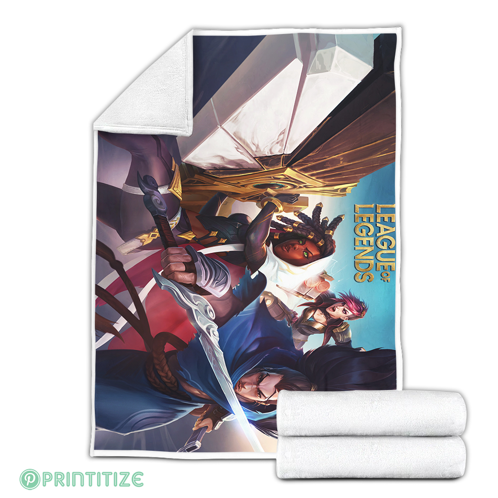 League Of Legends Gameplay Fleece Blanket