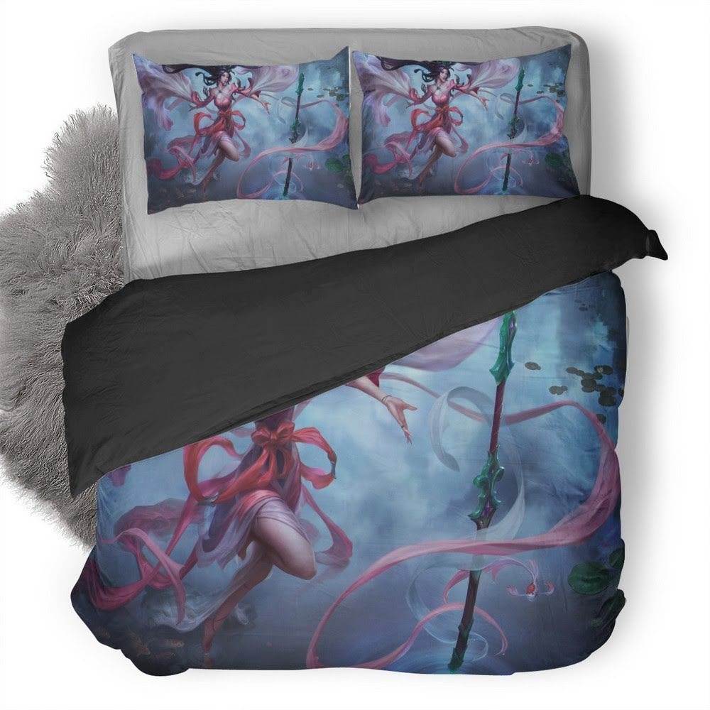 League Of Legends Janna 3D Customized Duvet Cover Bedding Set