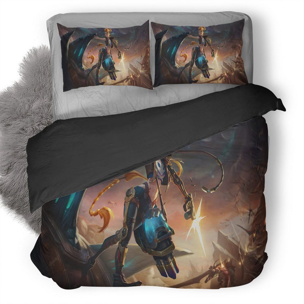 League Of Legends Jinx 10 3D Customized Duvet Cover Bedding Set
