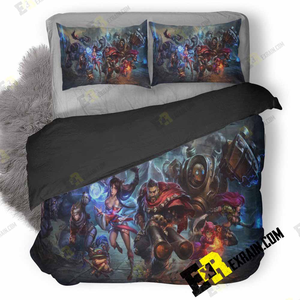 League Of Legends Key Art Fn 3D Customized Duvet Cover Bedding Set