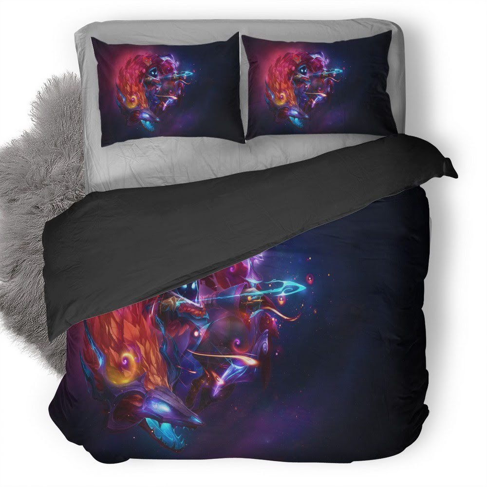 League Of Legends Kindred 3D Customized Duvet Cover Bedding Set