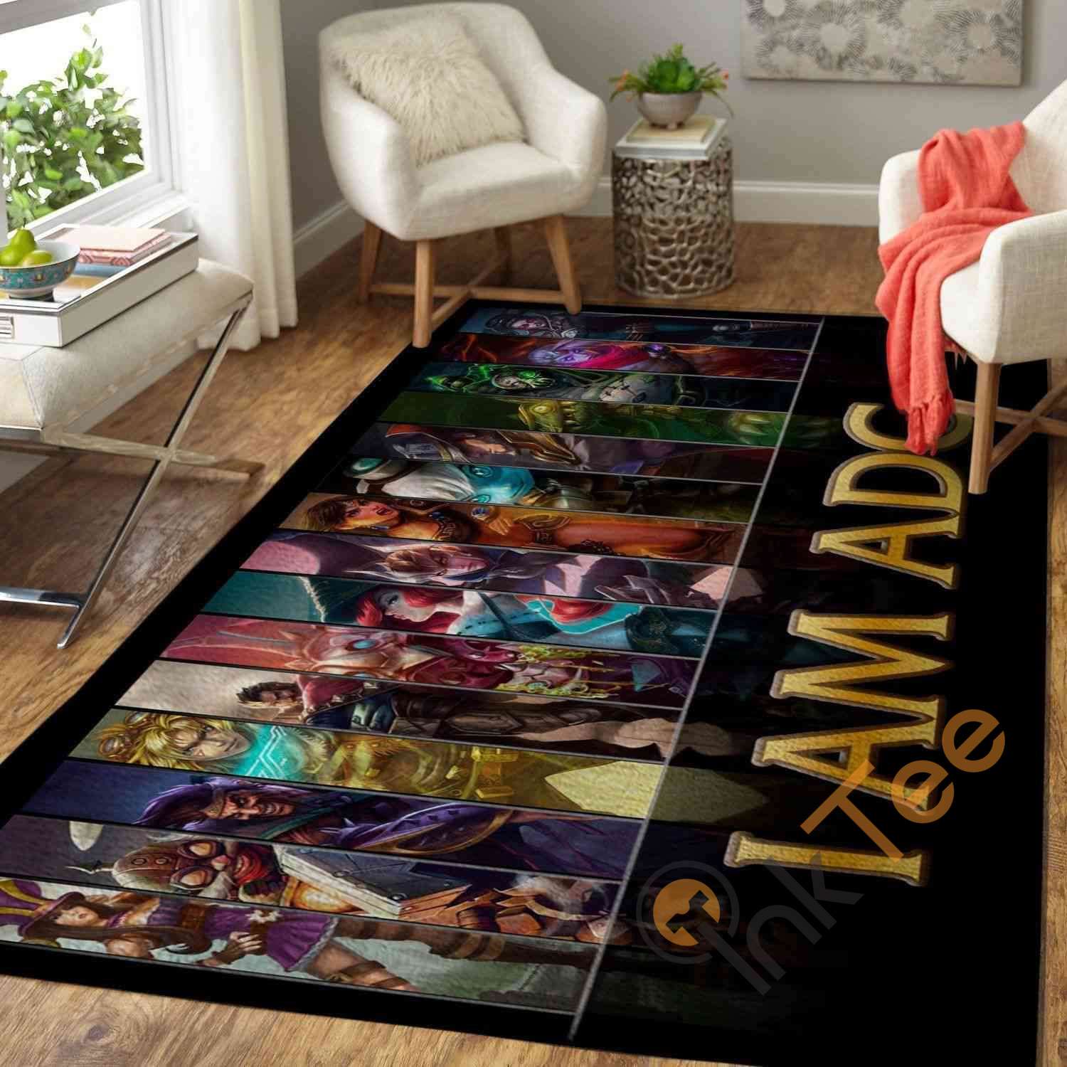 league Of Legends Lol Area Rectangle Rug