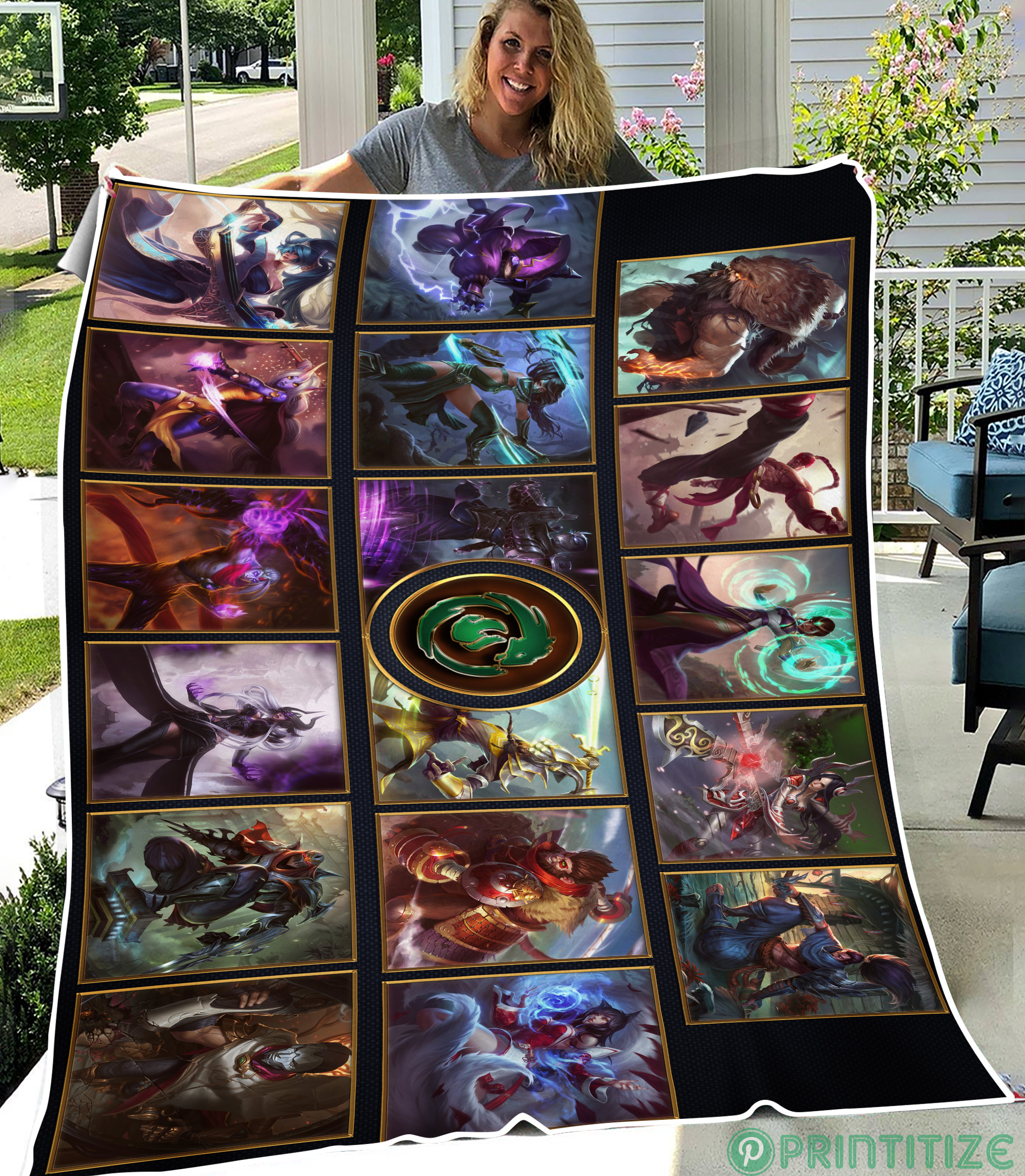 League of Legends Lonia Champ Fleece Blanket