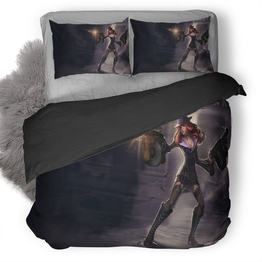 League Of Legends Miss Fortune 3D Customized Duvet Cover Bedding Set