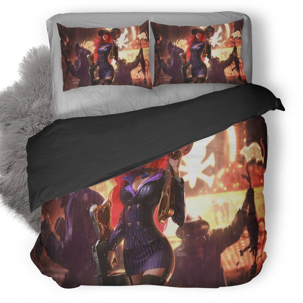 League Of Legends Miss Fortune 3D Customized Duvet Cover Bedding Set