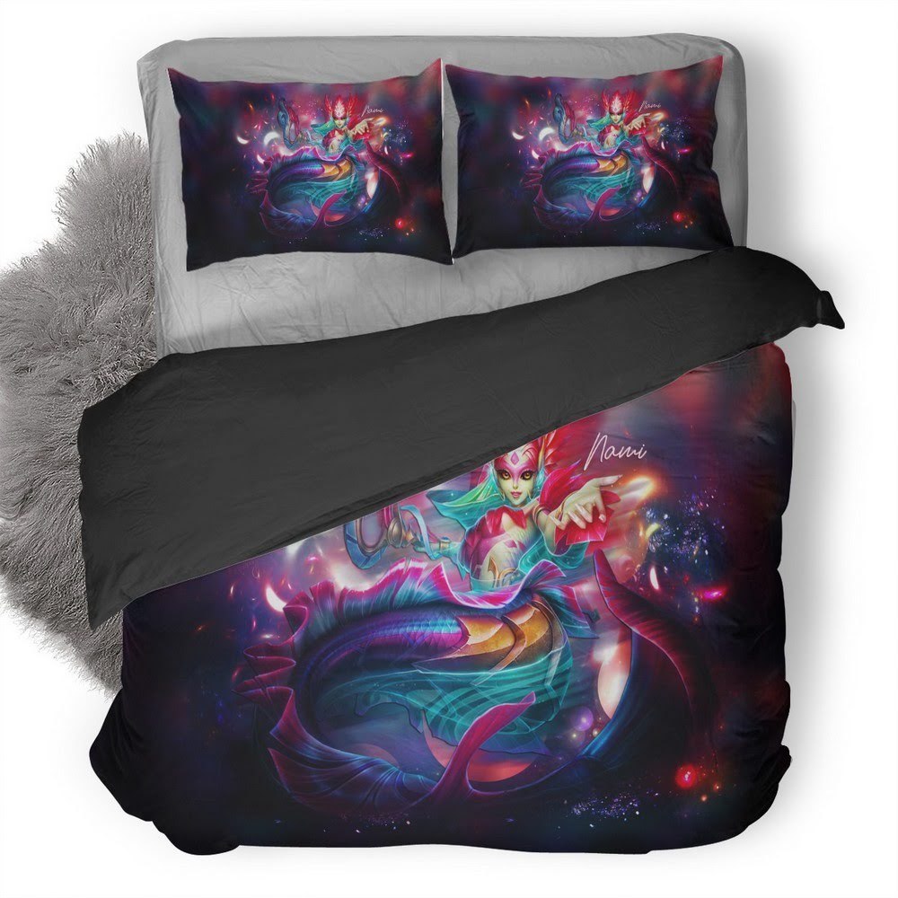 League Of Legends Nami 3D Customized Duvet Cover Bedding Set