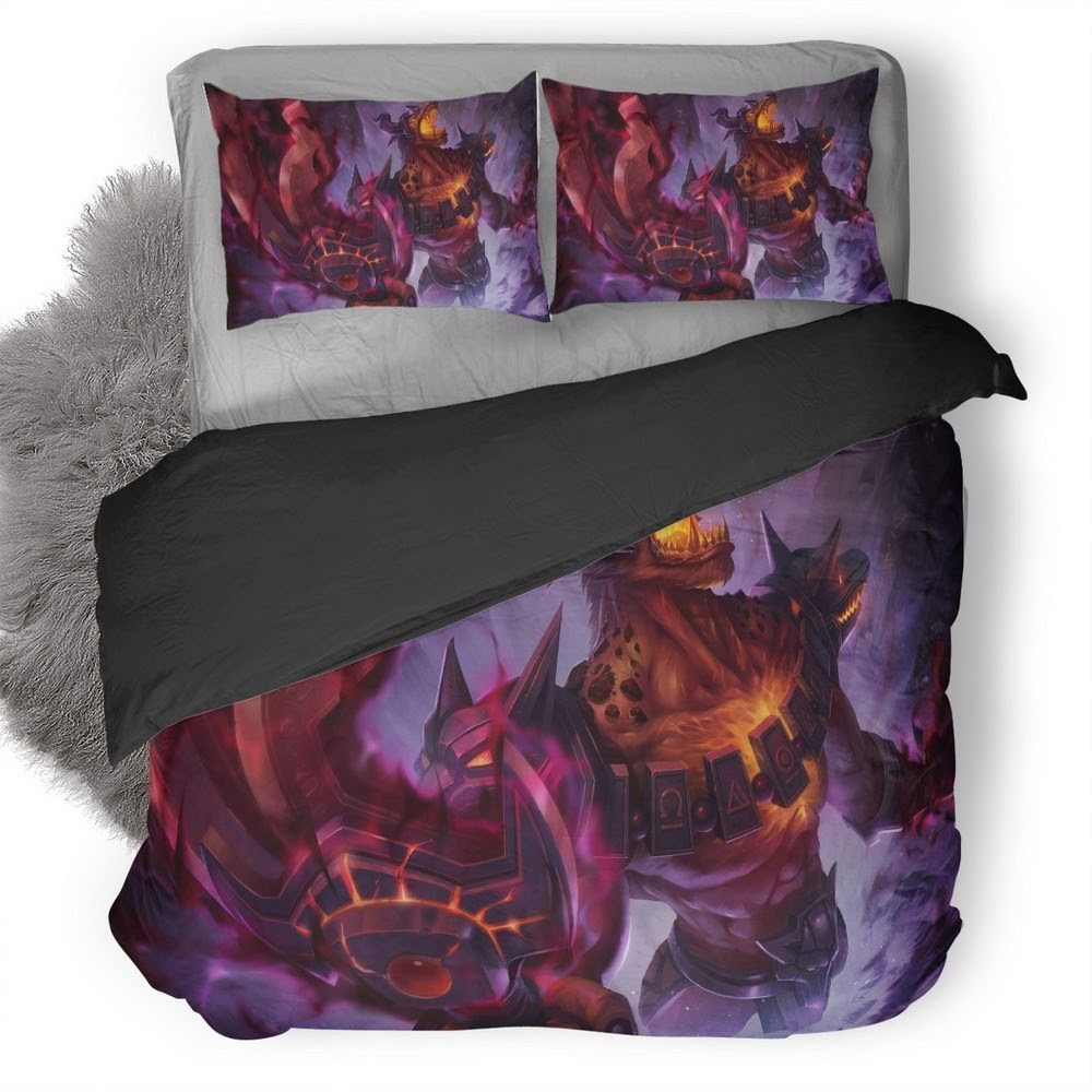 League Of Legends Nasus 3D Customized Duvet Cover Bedding Set