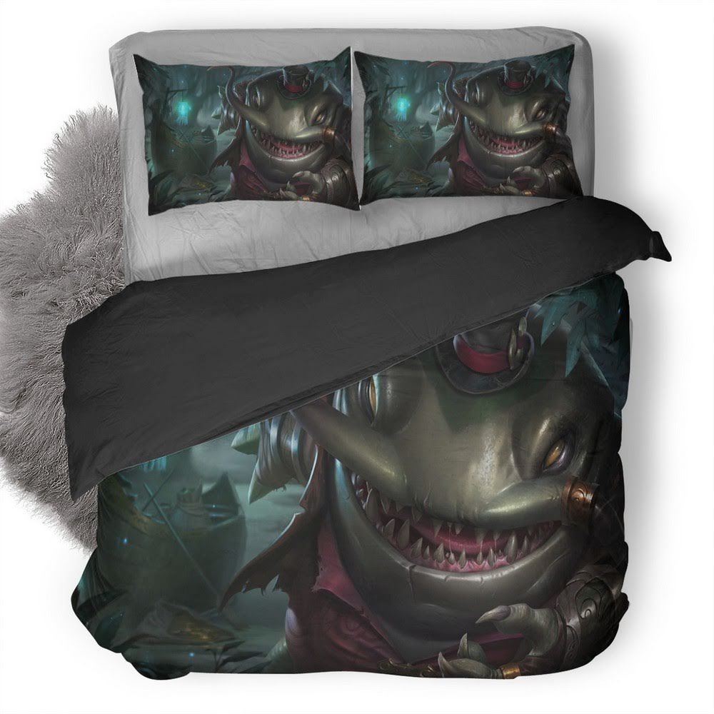 League Of Legends Tahm Kench 3D Customized Duvet Cover Bedding Set