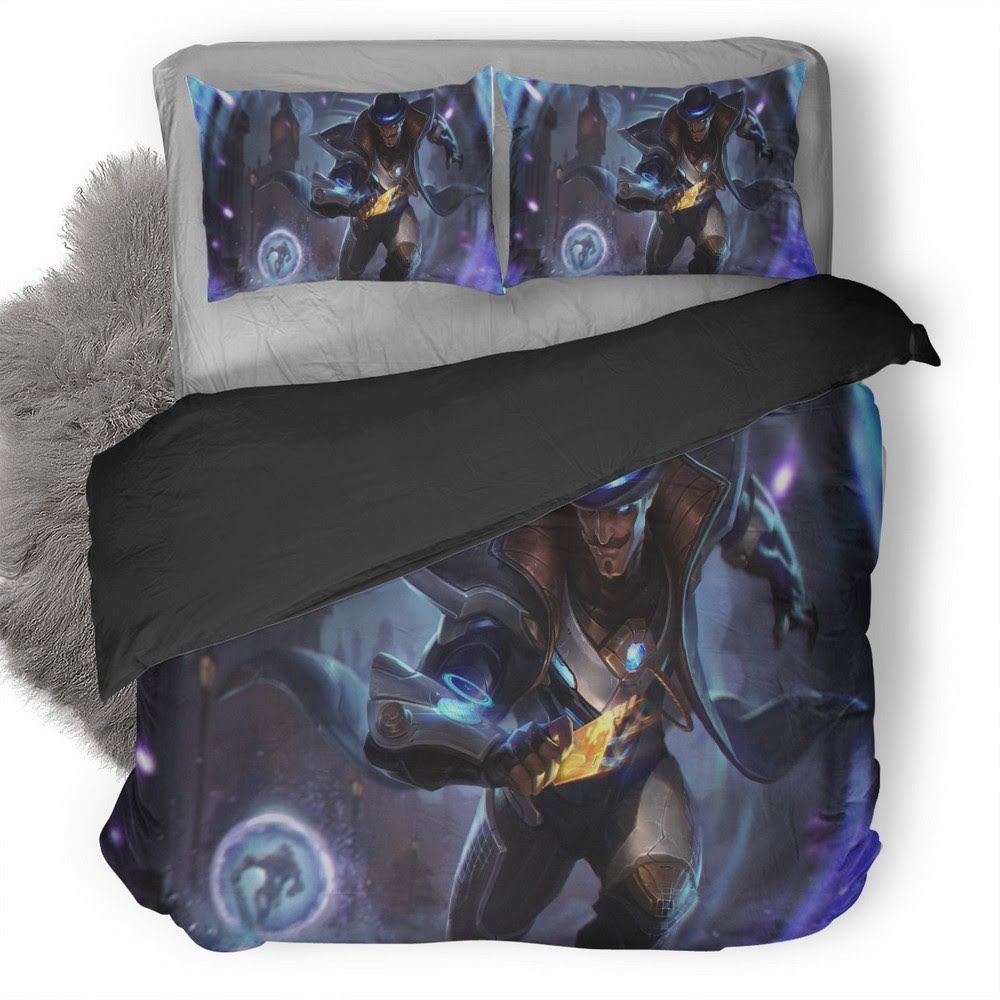 League Of Legends Twisted Fate Skins 3D Customized Duvet Cover Bedding Set