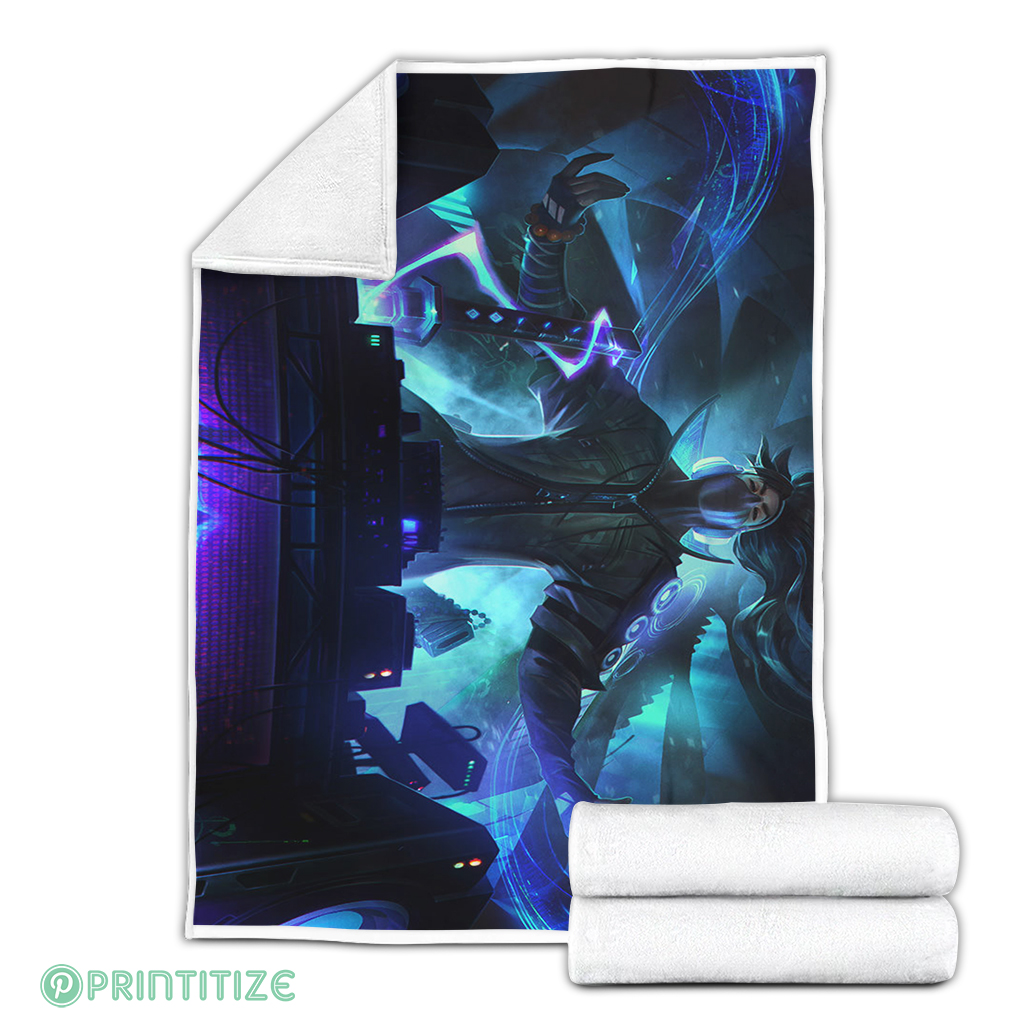 League of Legends Yasuo True Damage Skin Fleece Blanket