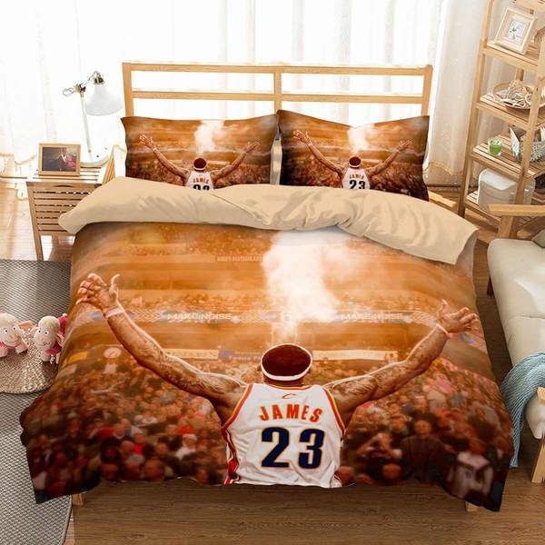 Lebron James 3D Customized Duvet Cover Bedding Set