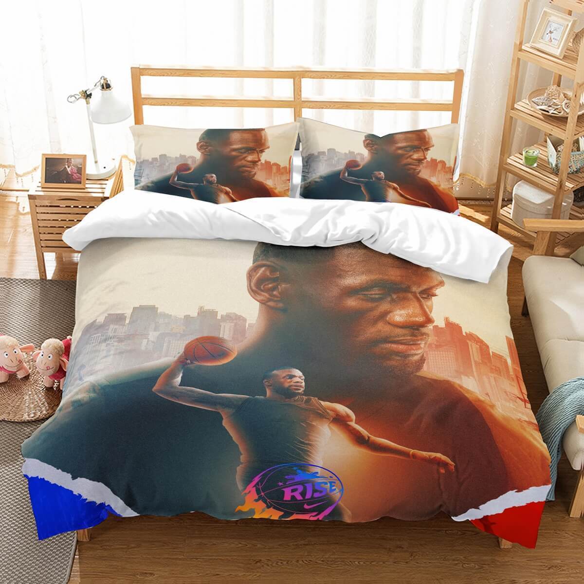 Lebron James 3D Customized Duvet Cover Bedding Set