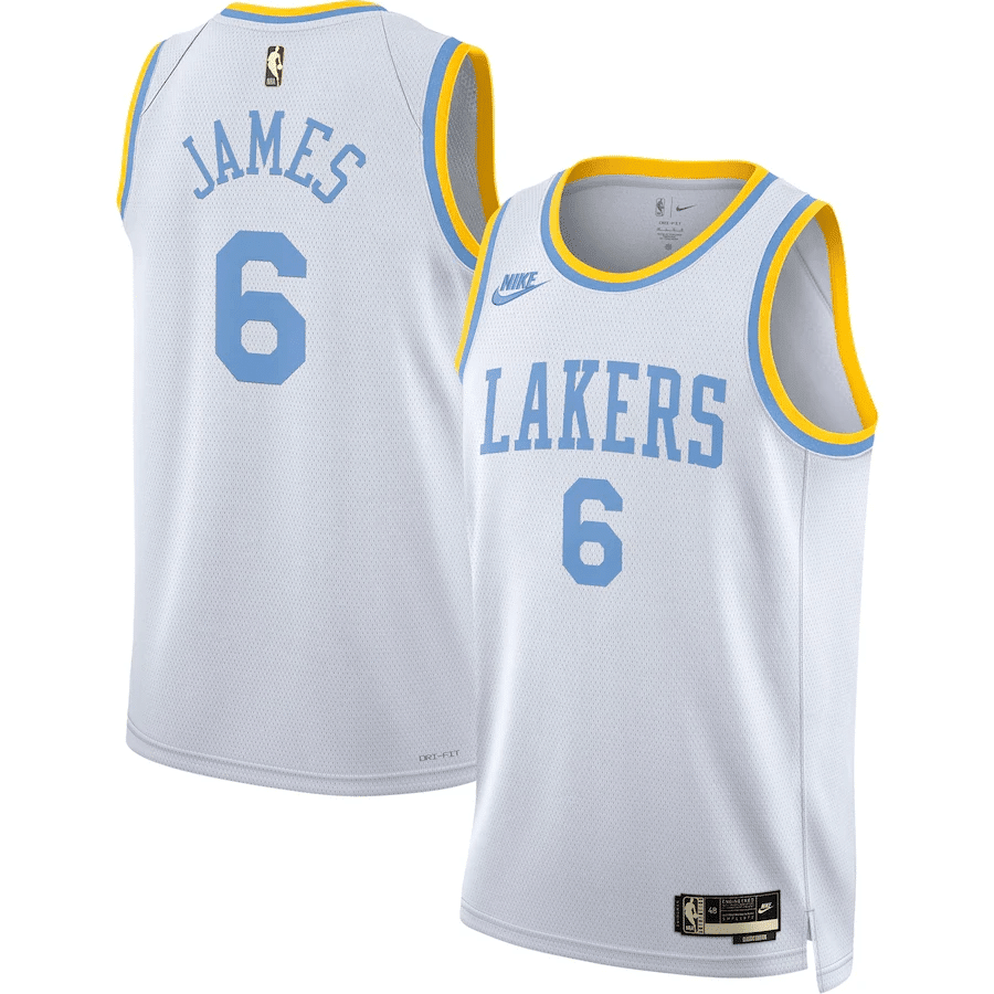 LeBron James 6 Los Angeles Lakers Men 2022/23 Swingman Jersey – Classic Edition
