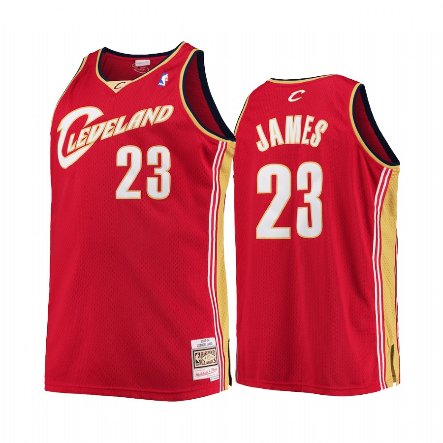 LeBron James Cleveland Cavaliers Hardwood Classics Wine Jersey