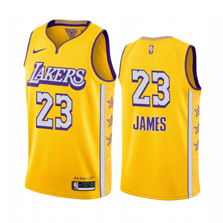 LeBron James Lakers 2020 Playoffs Blank Special Edition social justice Jersey