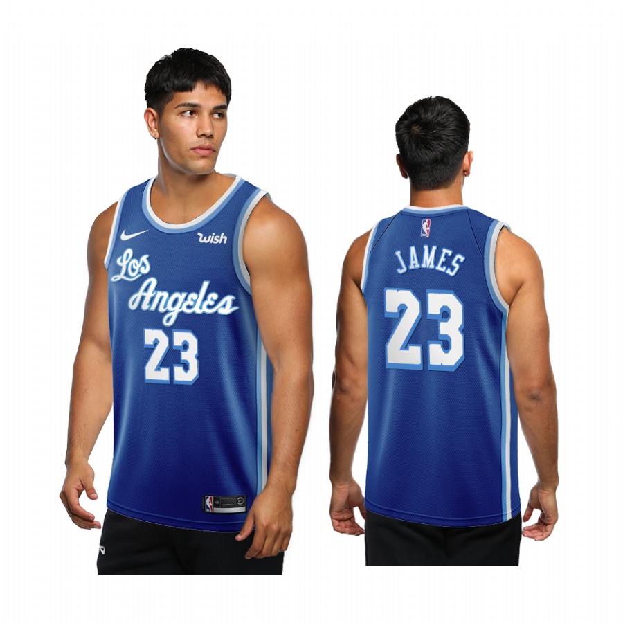 LeBron James Los Angeles Lakers Blue New Classic Edition 2020-21 Jersey