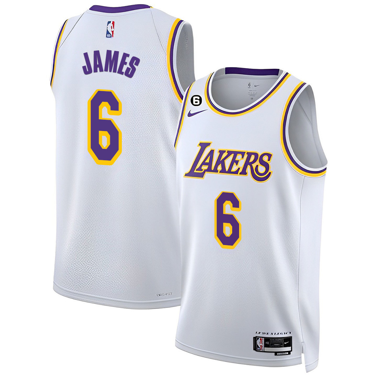 LeBron James Men's Los Angeles Lakers 2023 Collection Association Jersey - All Stitched