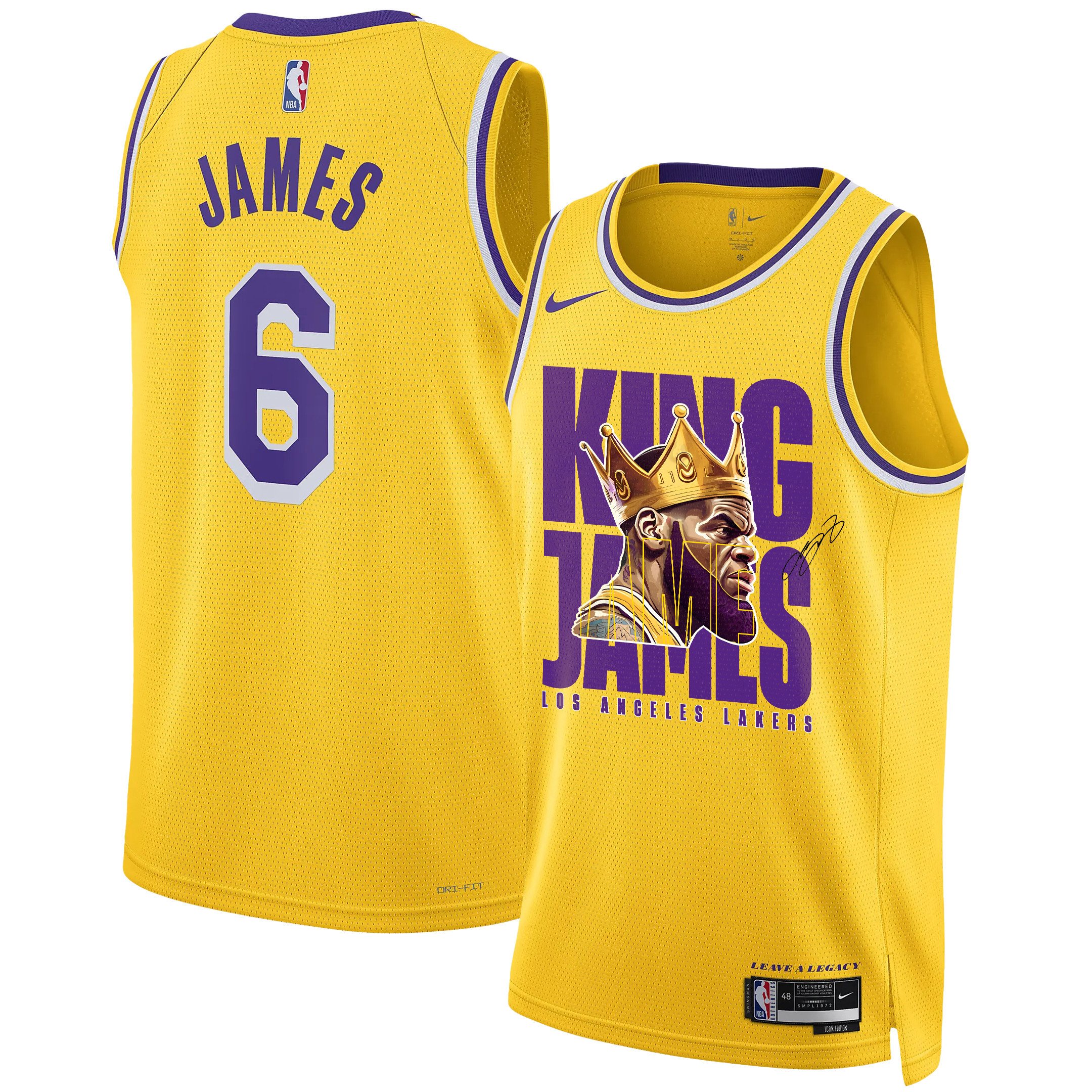 LeBron James The Goat Of Los Angeles Lakers 2022-23 Jersey – Screen Print Graphics