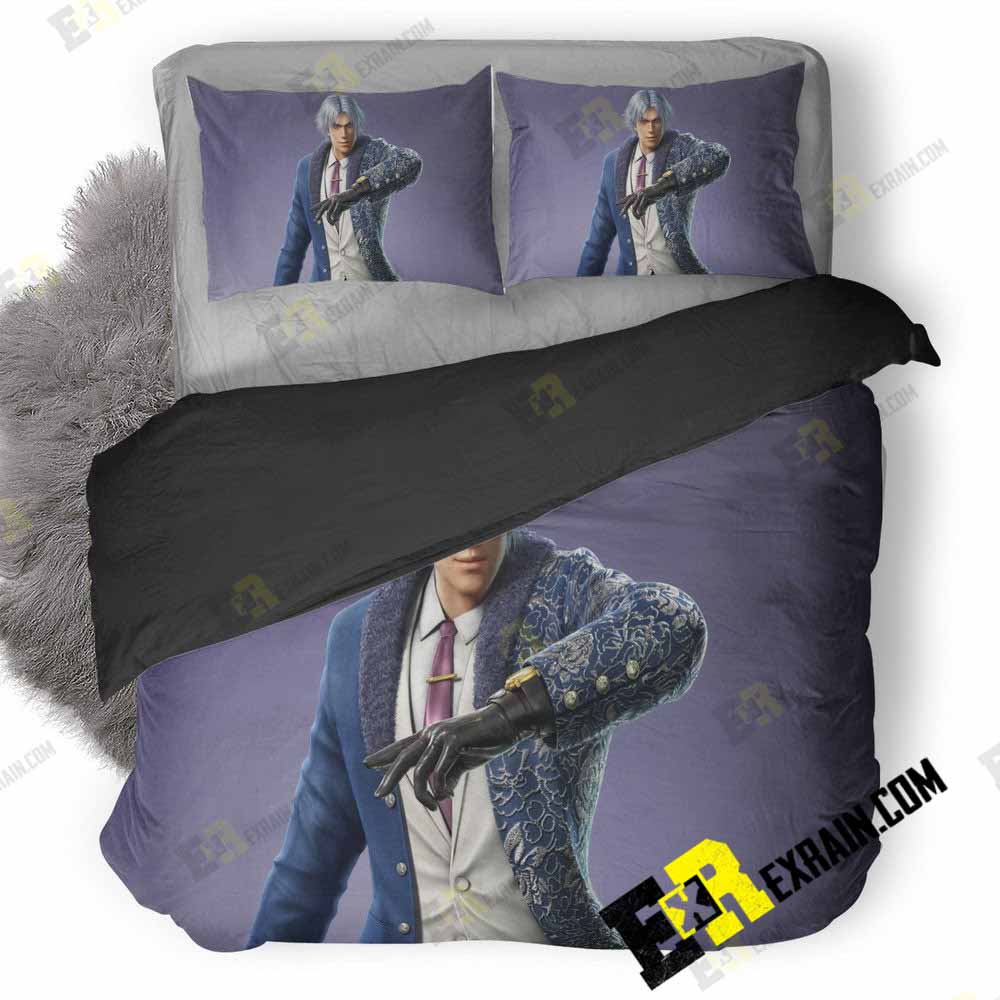 Lee Chaolan Tekken 9P 3D Customized Duvet Cover Bedding Set