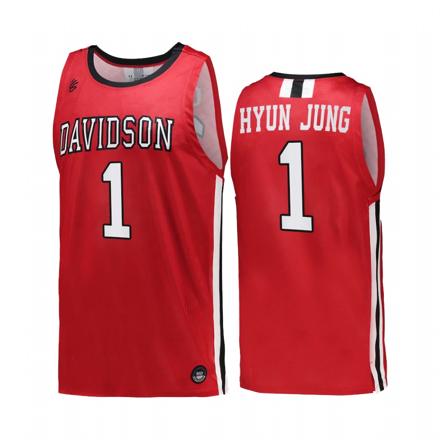 Lee Hyun-jung Davidson Wildcats Red Jersey 2022 College