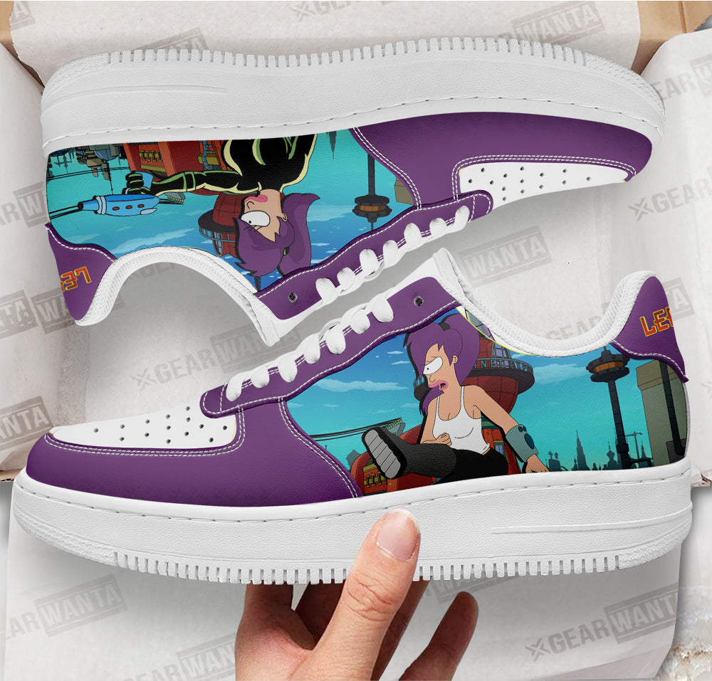 Leela Futurama Custom Air Sneakers
