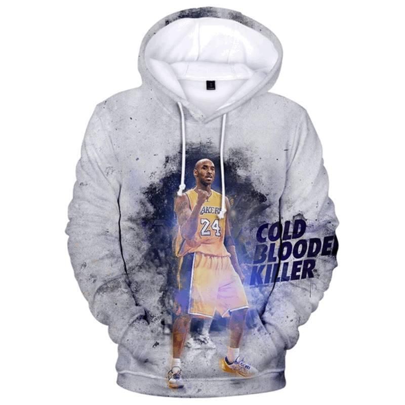 Legend kobe bryant cold blooder killer 3D Hoodie