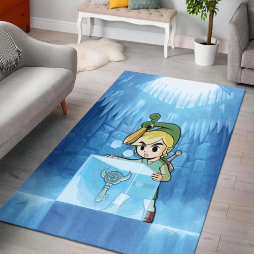 Legend of Zelda Minish Cap Rectangle Rug – Custom Size And Printing