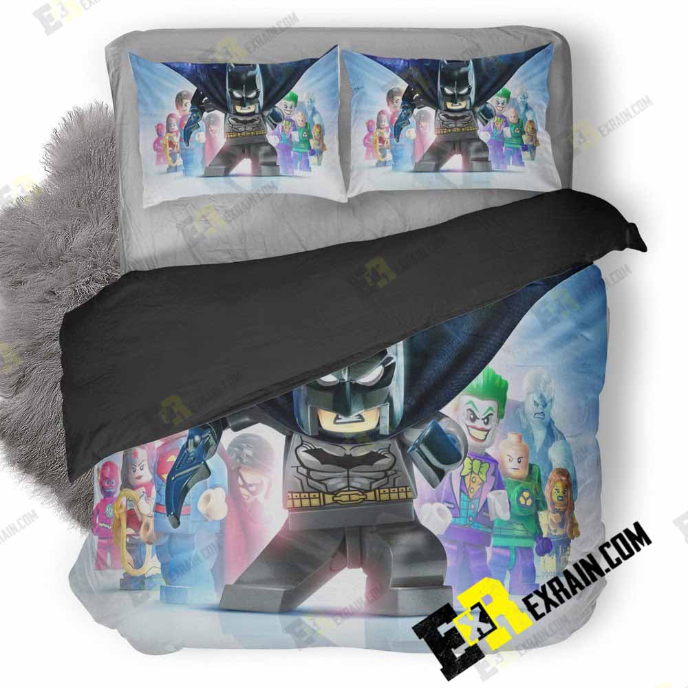 Lego Batman Beyond Gotham 0Y 3D Customized Duvet Cover Bedding Set