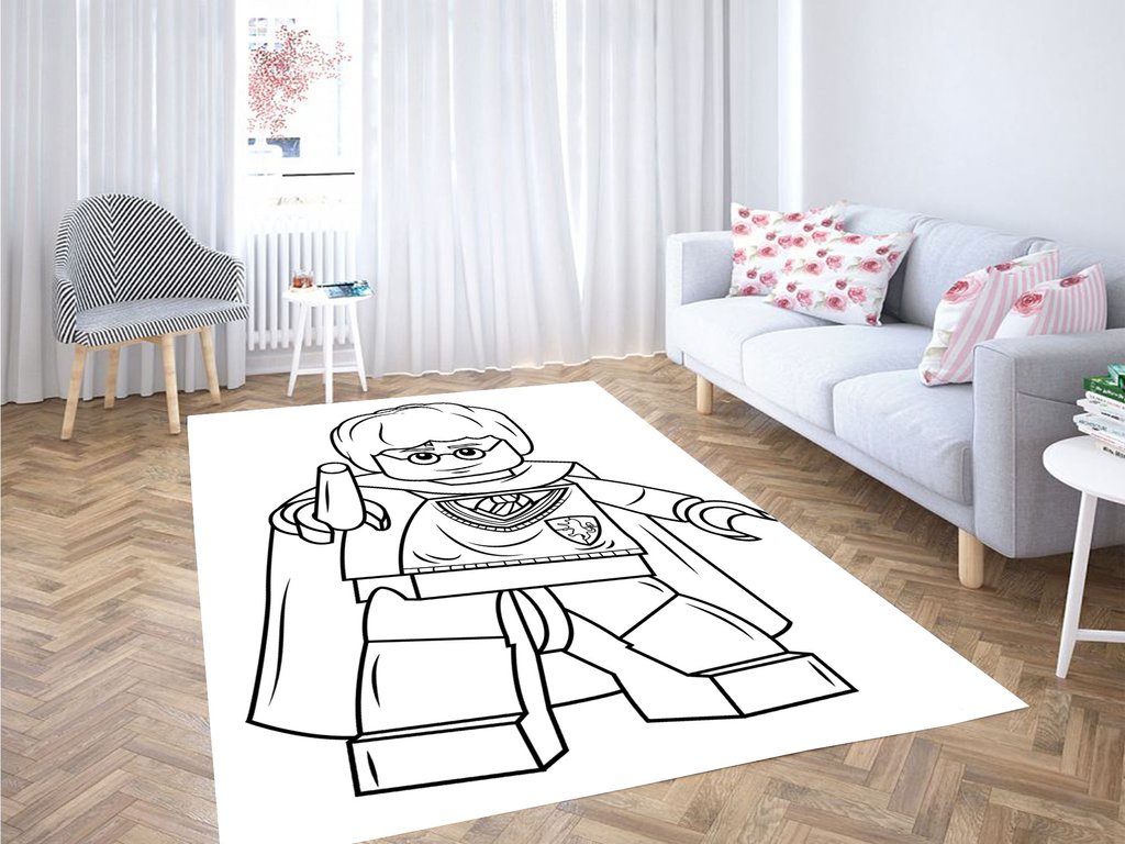Lego Harry Potter Living Room Modern Carpet Rectangle Rug