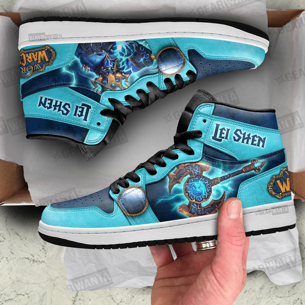 Lei Shen World of Warcraft JD Sneakers Shoes For Fans, Air Jordan Hightop