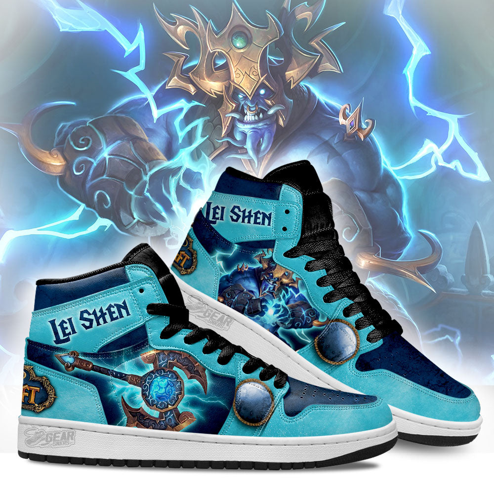 Lei Shen World of Warcraft JD Sneakers Shoes For Fans, Air Jordan Hightop