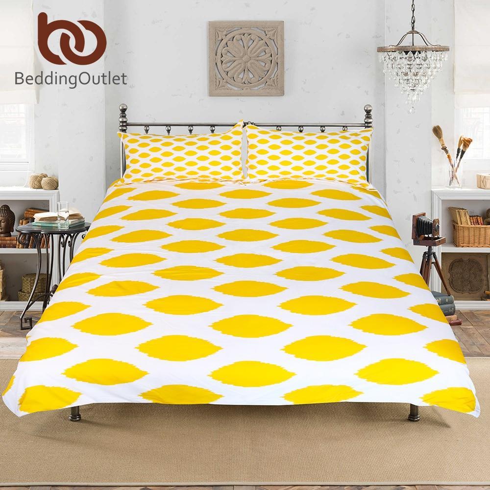 Lemon Impletyle Yellow And White Et Cozy Adults 3D Customized Duvet Cover Bedding Set