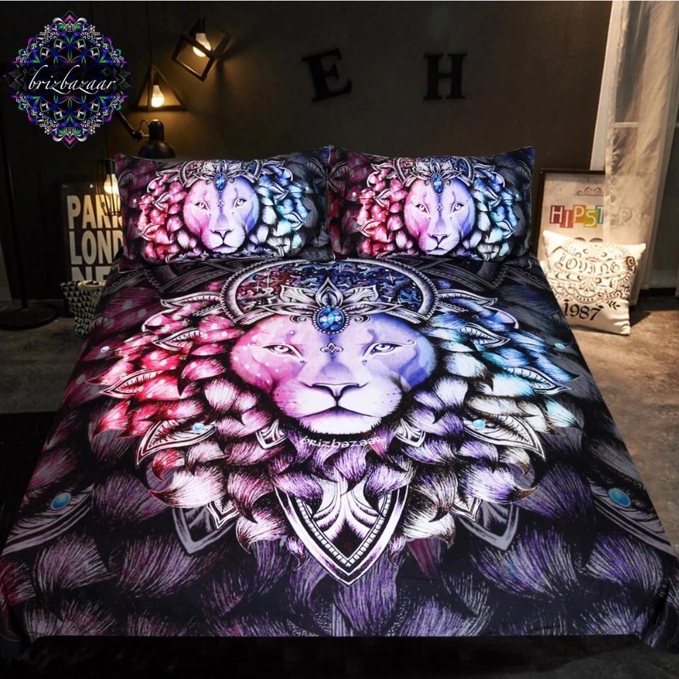 Leo By Brizbazaar 3D Customized Duvet Cover Bedding Set