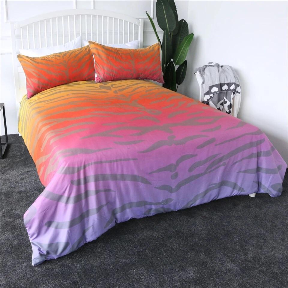 Leopard Print 3D Customized Duvet Cover Bedding Set