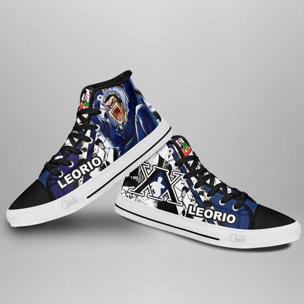 Leorio High Top Shoes Custom Manga Anime Hunter X Hunter Sneakers