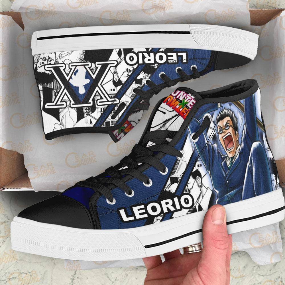 Leorio High Top Shoes Custom Manga Anime Hunter X Hunter Sneakers