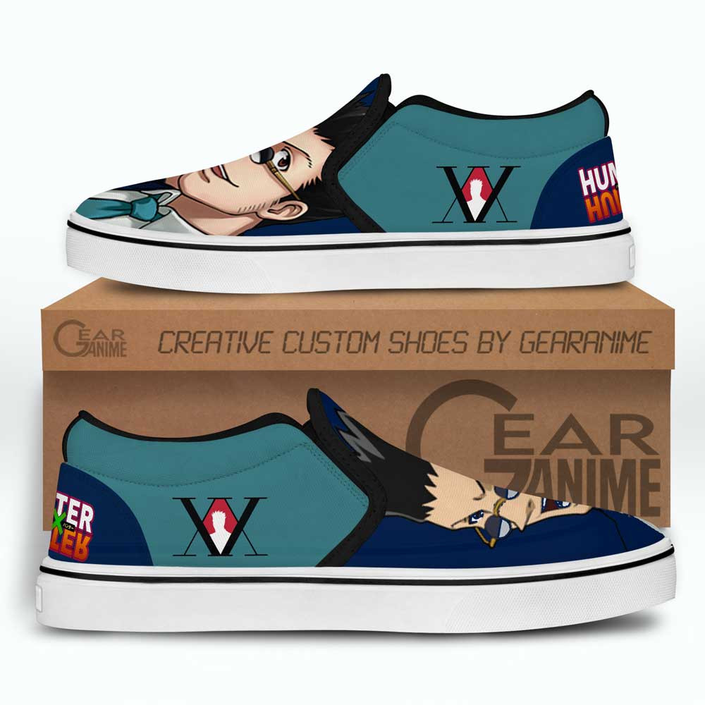 Leorio Slip-On Shoes Canvas Custom Anime Hunter x Hunter Shoes