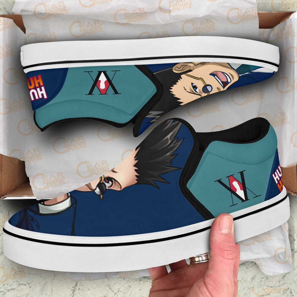 Leorio Slip-On Shoes Canvas Custom Anime Hunter x Hunter Shoes