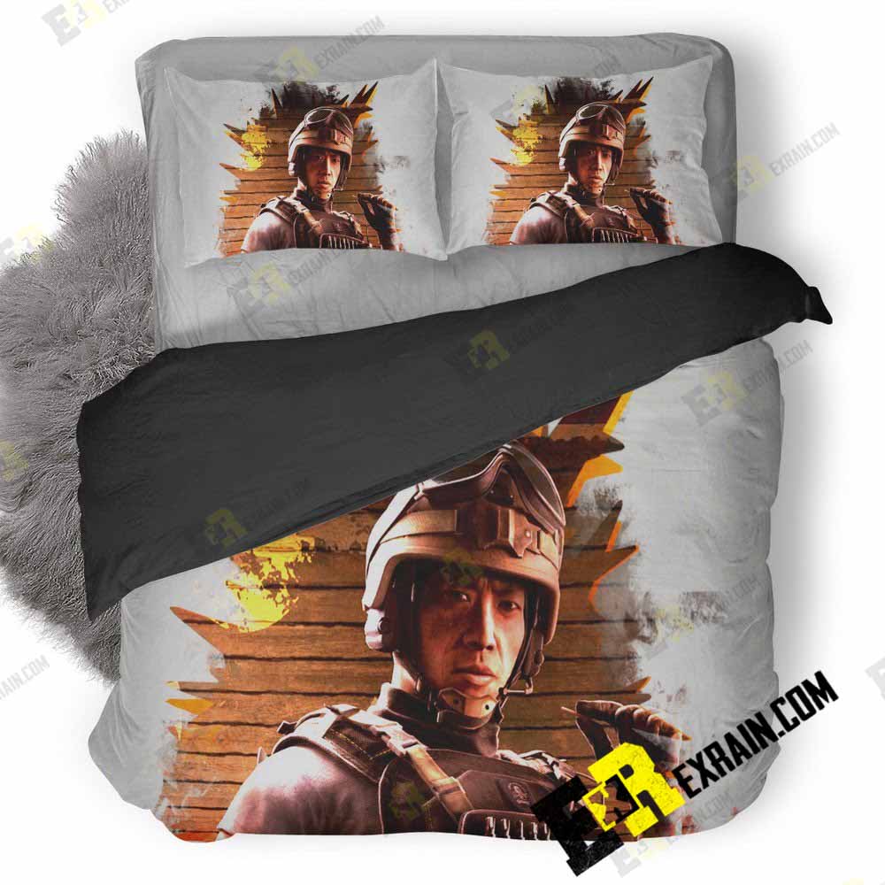 Lesion Rainbow Six Sige 95 3D Customized Duvet Cover Bedding Set