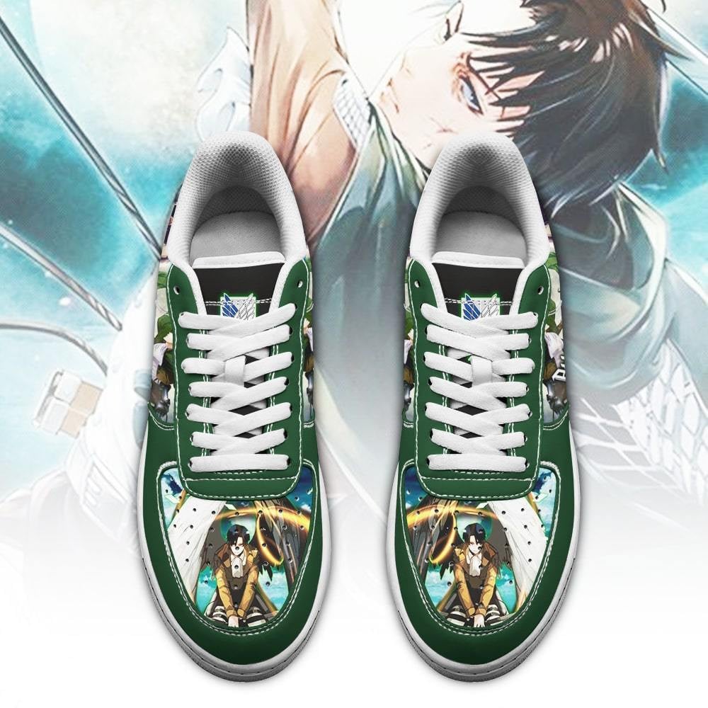 Levi Ackerman Attack On Titan Sneakers AOT Anime Shoes