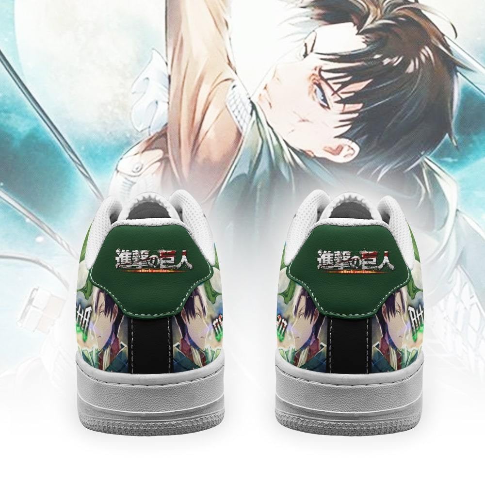 Levi Ackerman Attack On Titan Sneakers AOT Anime Shoes