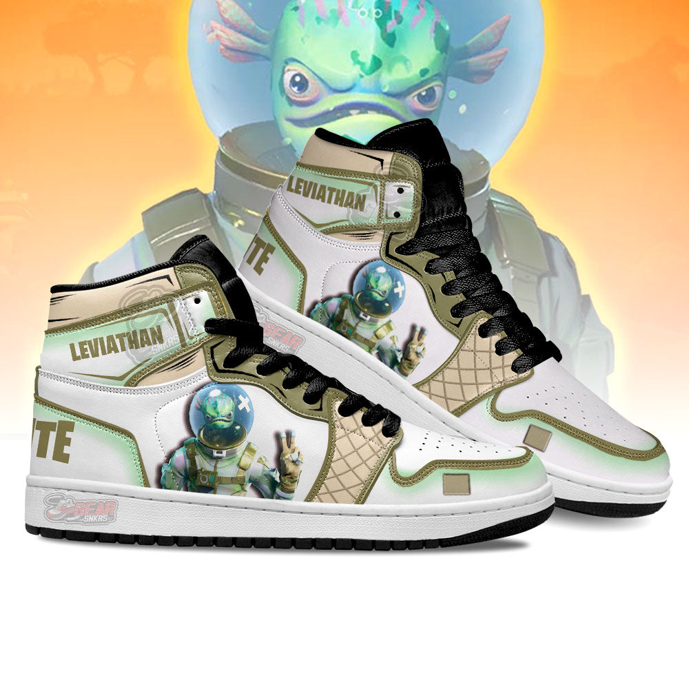 Leviathan Skin Fortnite JD Sneakers Shoes For Fans, Air Jordan Hightop