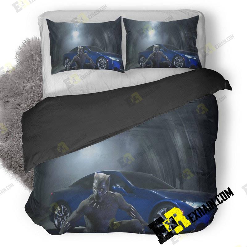 Lexus Black Panther Lc 500 Movie Mh 3D Customized Duvet Cover Bedding Set